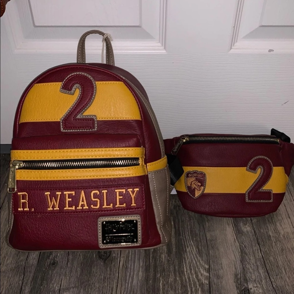 Loungefly R. Weasley Mini Backpack and Fanny Pack